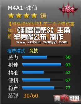 《刺客信条3》主角半身像公布 制作精致十分还原|开云官网(图1) 开云官网
